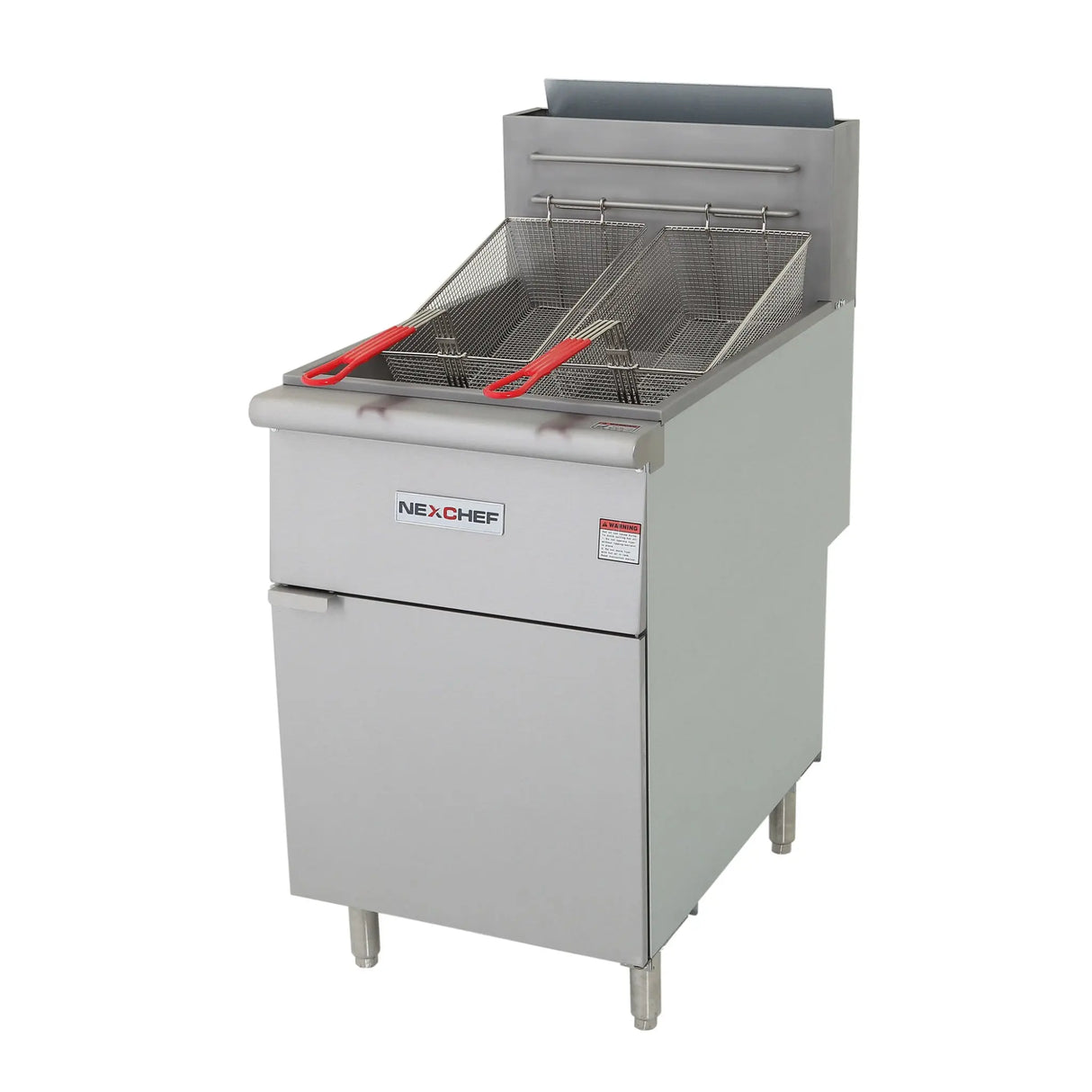 NexChef FP5 Commercial Gas Fryer – 70–100 lb. Heavy-Duty Deep Fryer for Restaurants Nexchef