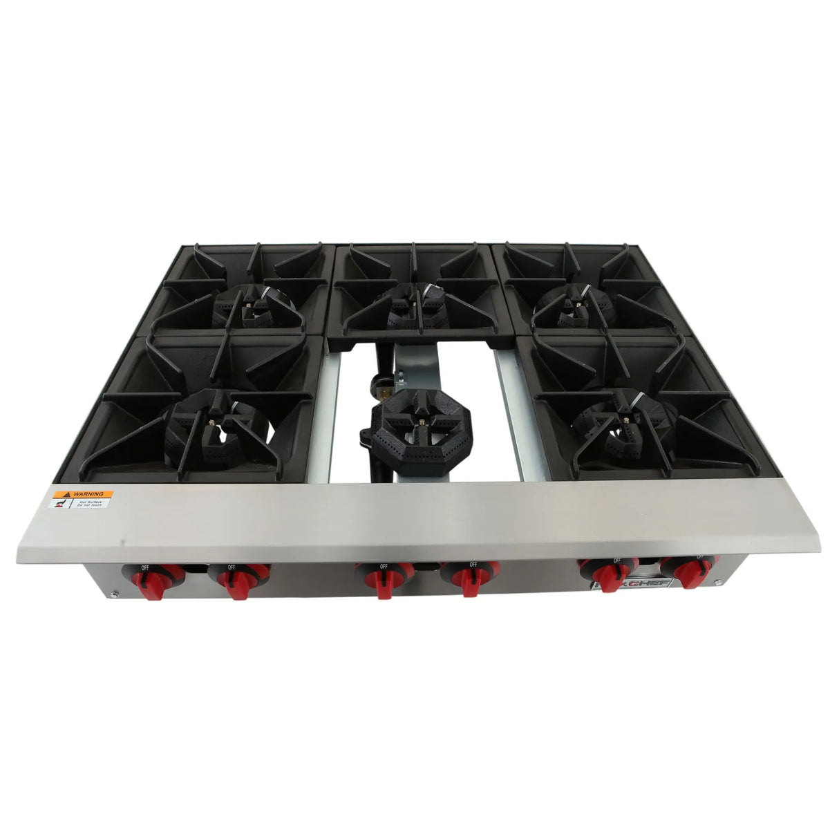 NexChef HP24 Commercial Countertop Gas Range, 4 High Performance Burners - 100,000 BTU Nexchef
