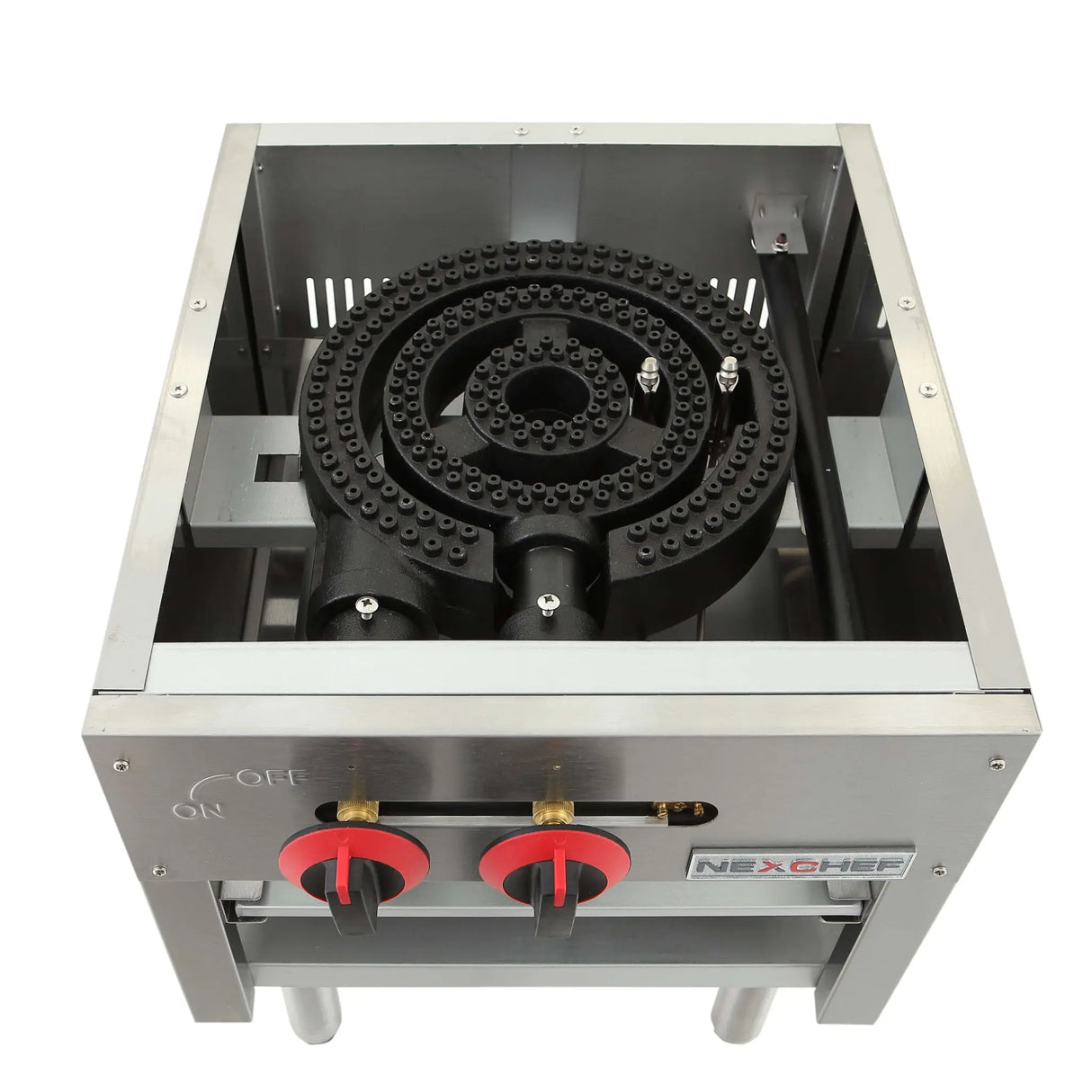 NexChef SR1 Commercial 1-Burner Stock Pot Gas Range - 80,000 BTU Nexchef