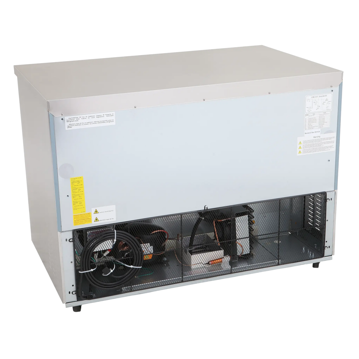 NexChef UR48 Commercial 48" Undercounter Refrigerator, 2 Door Nexchef