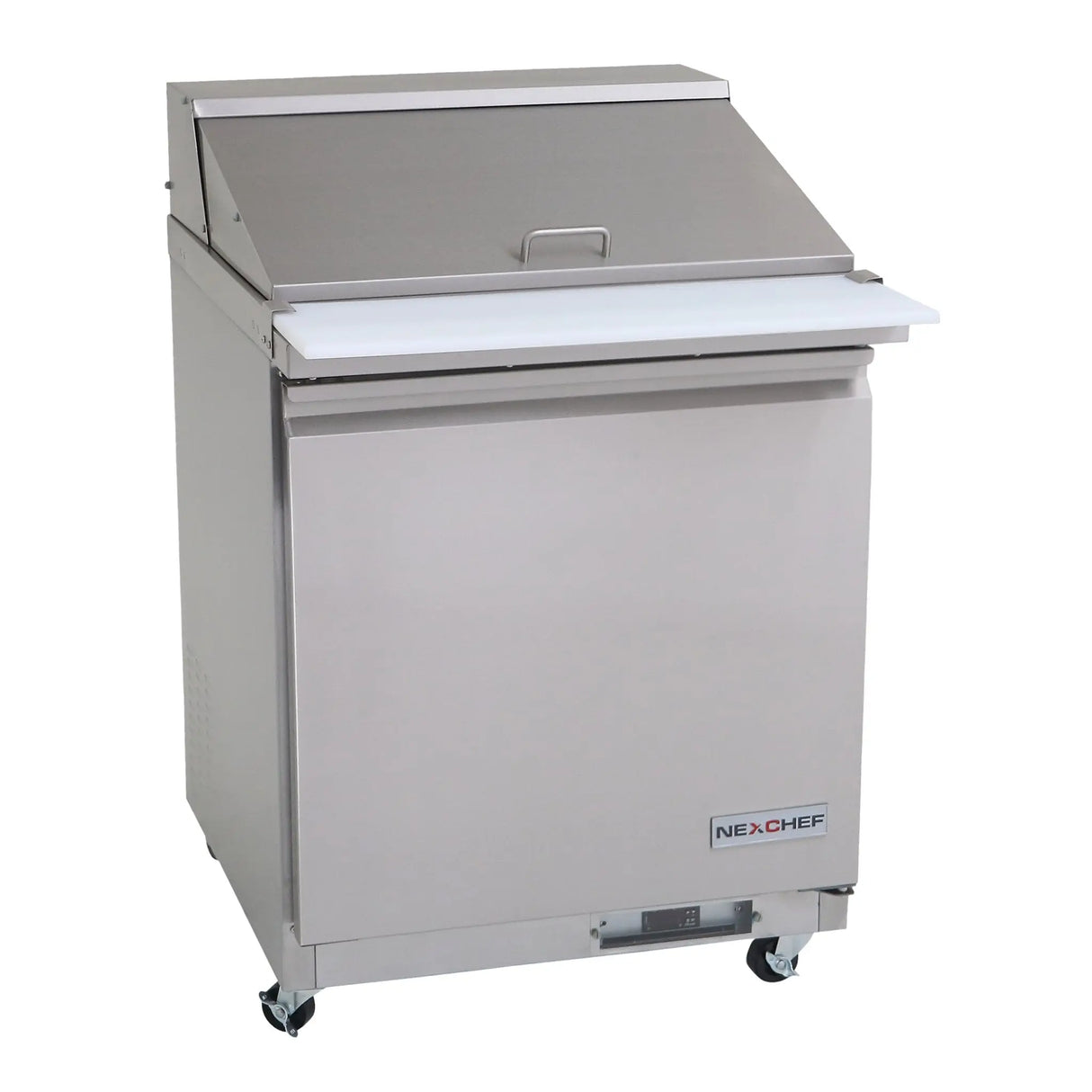 NexChef SUM29 Commercial 29" Mega Top Sandwich/Salad Prep Refrigerator, 1 Door Refrigerated Base Nexchef