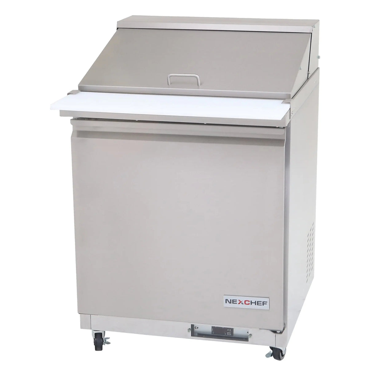NexChef SUM29 Commercial 29" Mega Top Sandwich/Salad Prep Refrigerator, 1 Door Refrigerated Base Nexchef