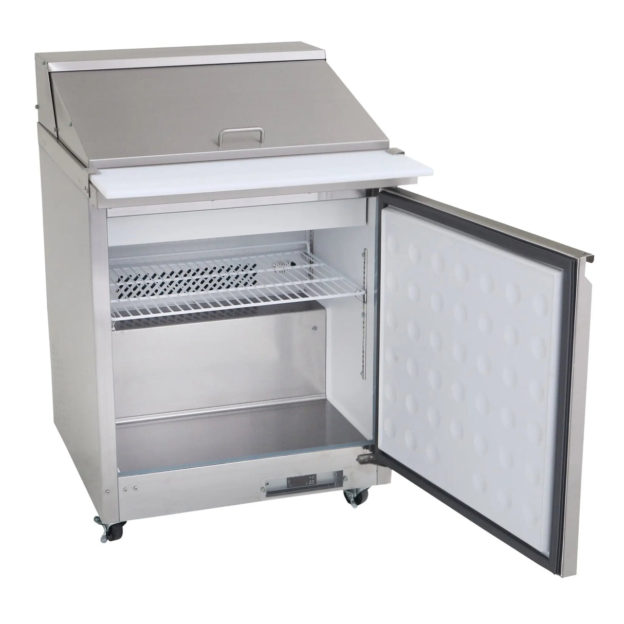 NexChef SUM29 Commercial 29" Mega Top Sandwich/Salad Prep Refrigerator, 1 Door Refrigerated Base Nexchef