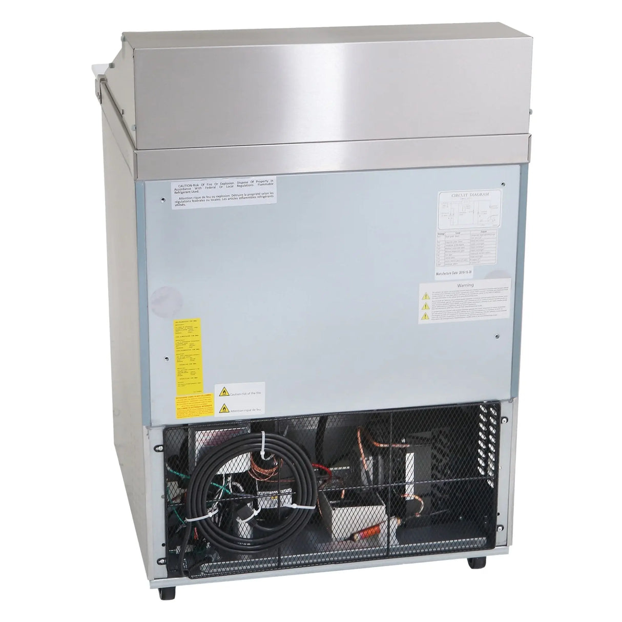 NexChef SUM29 Commercial 29" Mega Top Sandwich/Salad Prep Refrigerator, 1 Door Refrigerated Base Nexchef