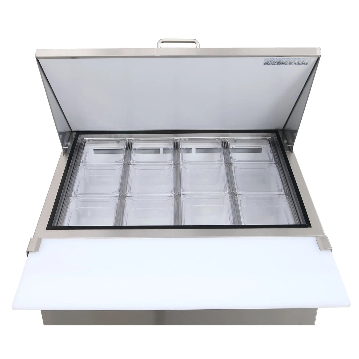 NexChef SUM29 Commercial 29" Mega Top Sandwich/Salad Prep Refrigerator, 1 Door Refrigerated Base Nexchef