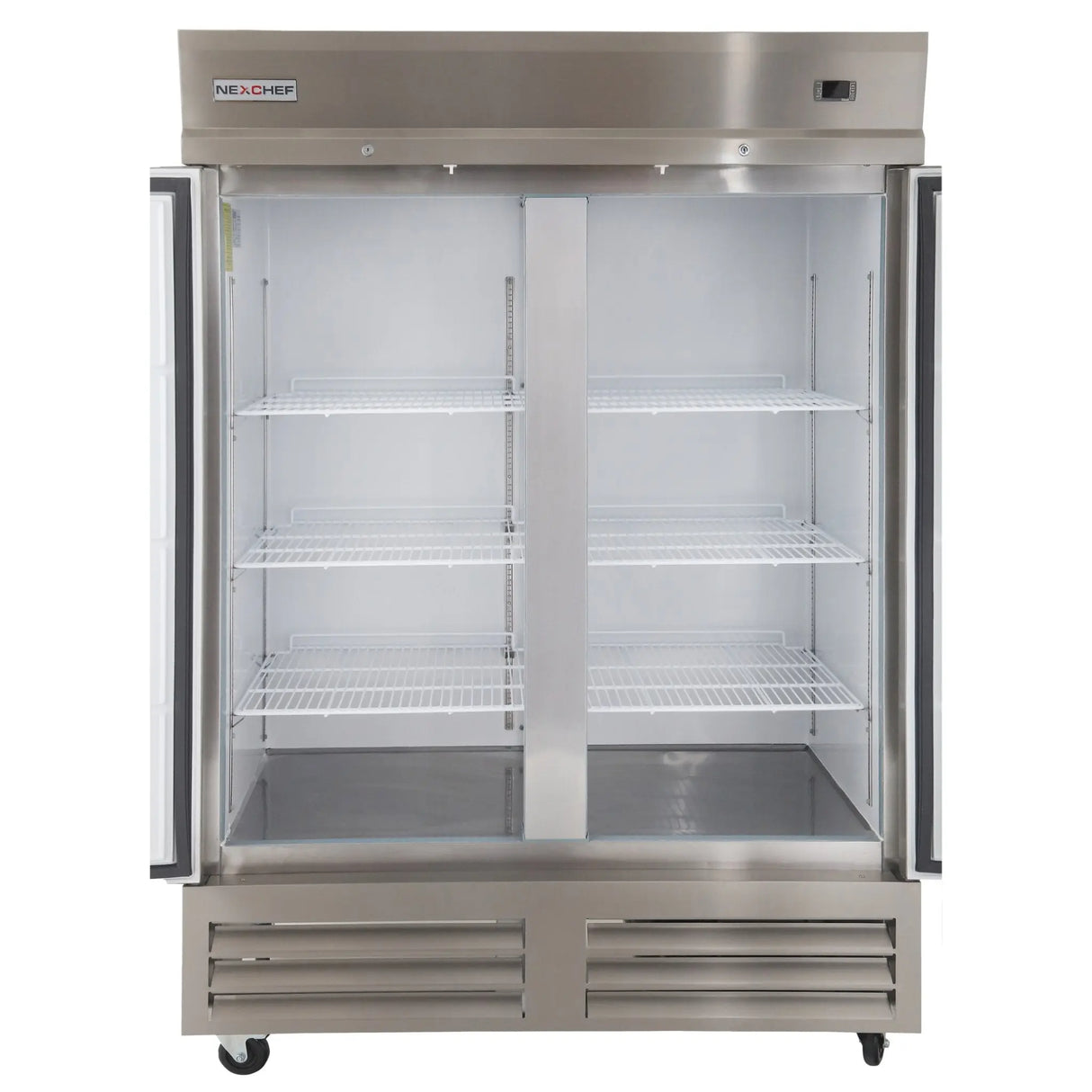 Commercial 54" Reach - In Refrigerator, Two Door - Nexchef