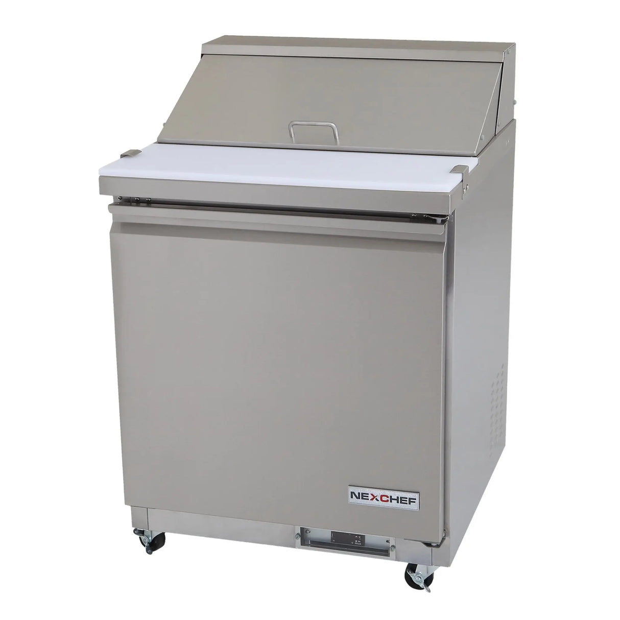 NexChef SU29 Commercial 29" Sandwich/Salad Prep Table Refrigerator, 1 Door Refrigerated Base Nexchef