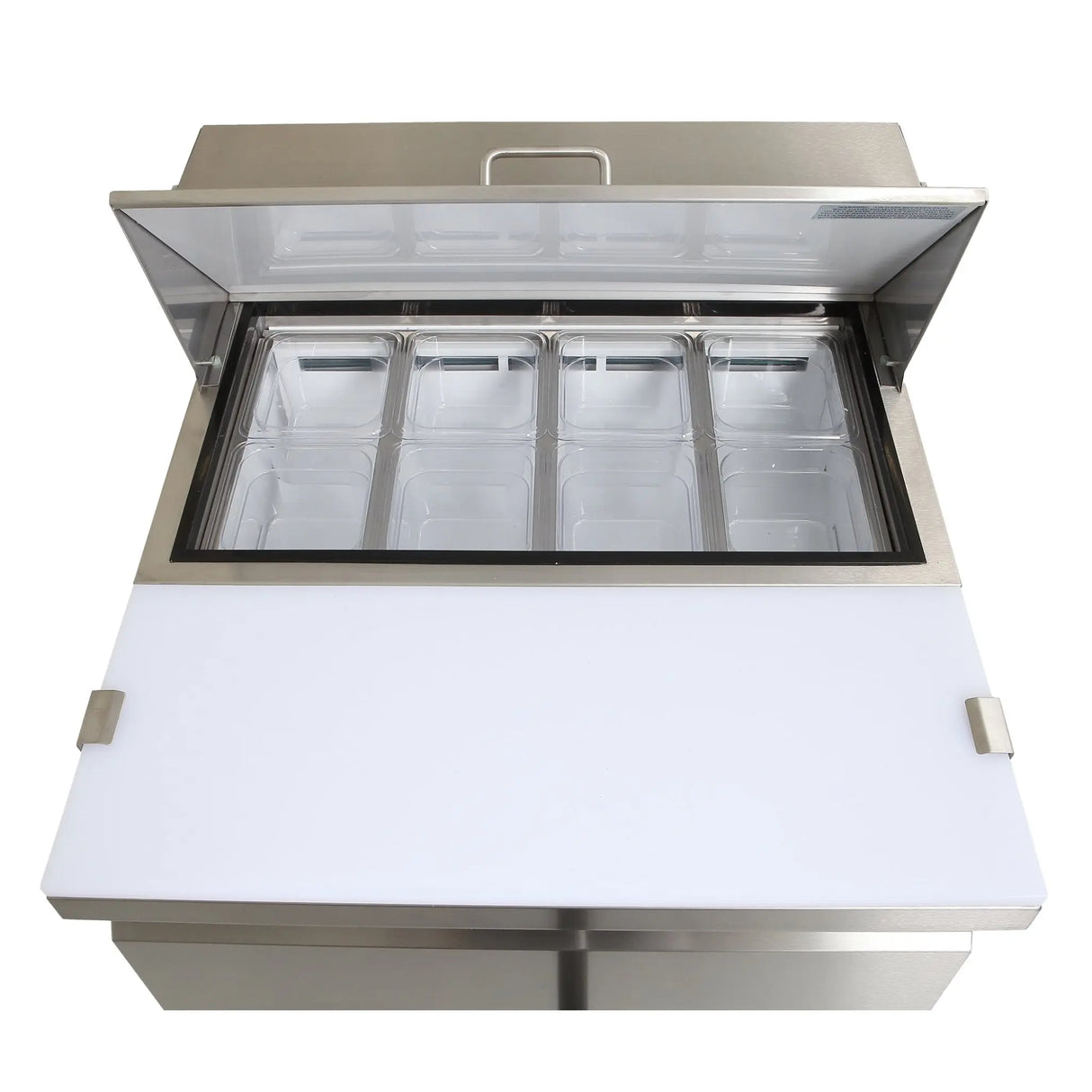 NexChef SU29 Commercial 29" Sandwich/Salad Prep Table Refrigerator, 1 Door Refrigerated Base Nexchef