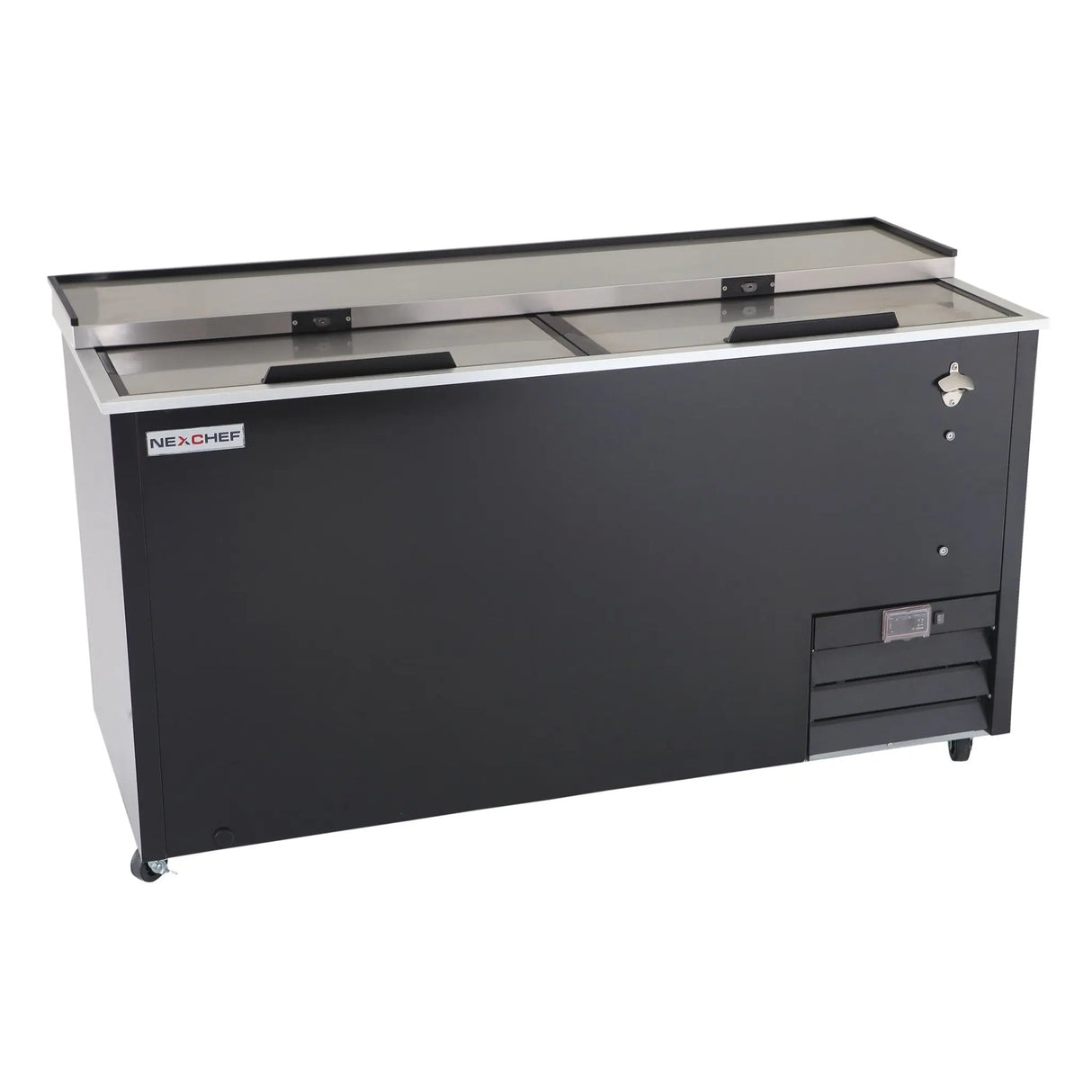 NexChef BT65 Commercial 65" Horizontal Bottle Cooler Nexchef