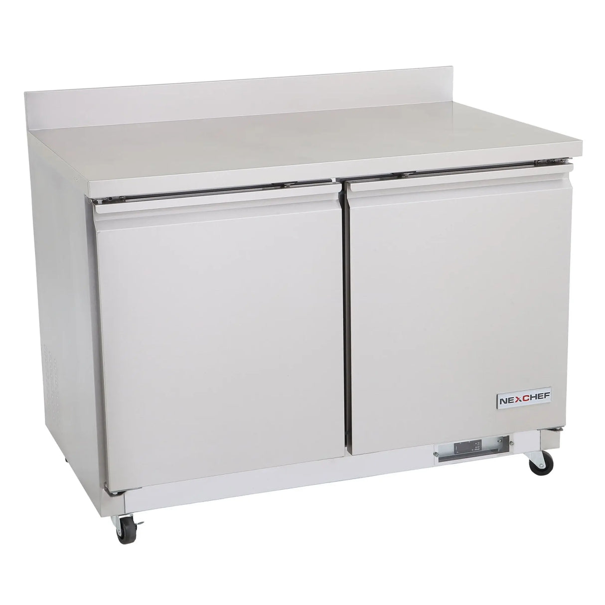 NexChef WR48 Commercial 48" Worktop Refrigerator, 2 Door Nexchef