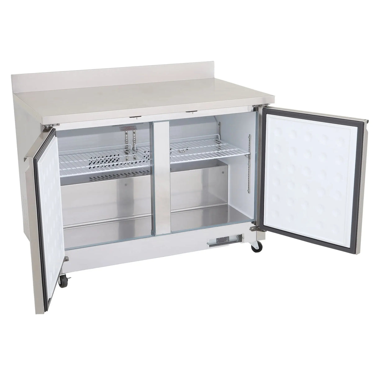 NexChef WR48 Commercial 48" Worktop Refrigerator, 2 Door Nexchef