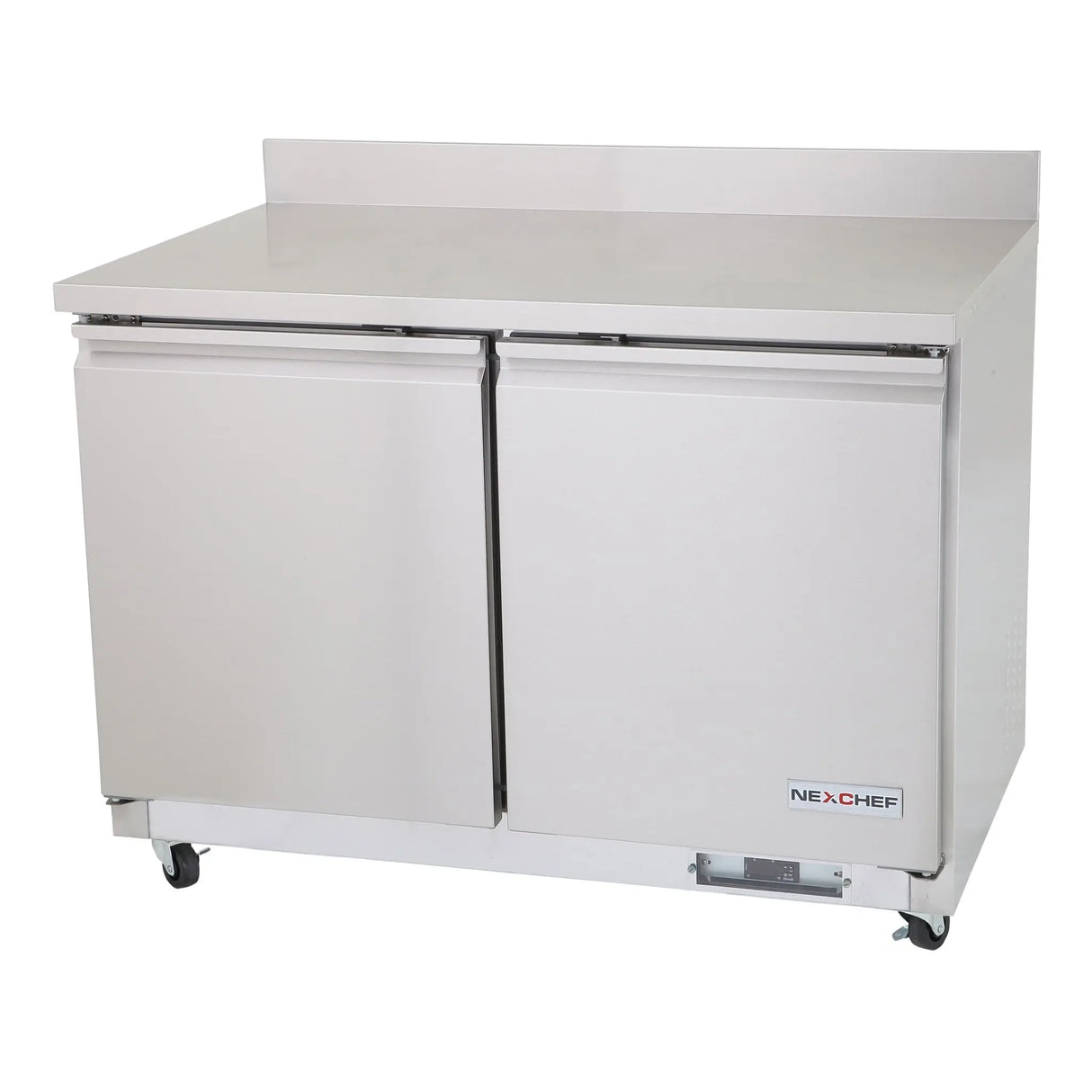 NexChef WR48 Commercial 48" Worktop Refrigerator, 2 Door Nexchef