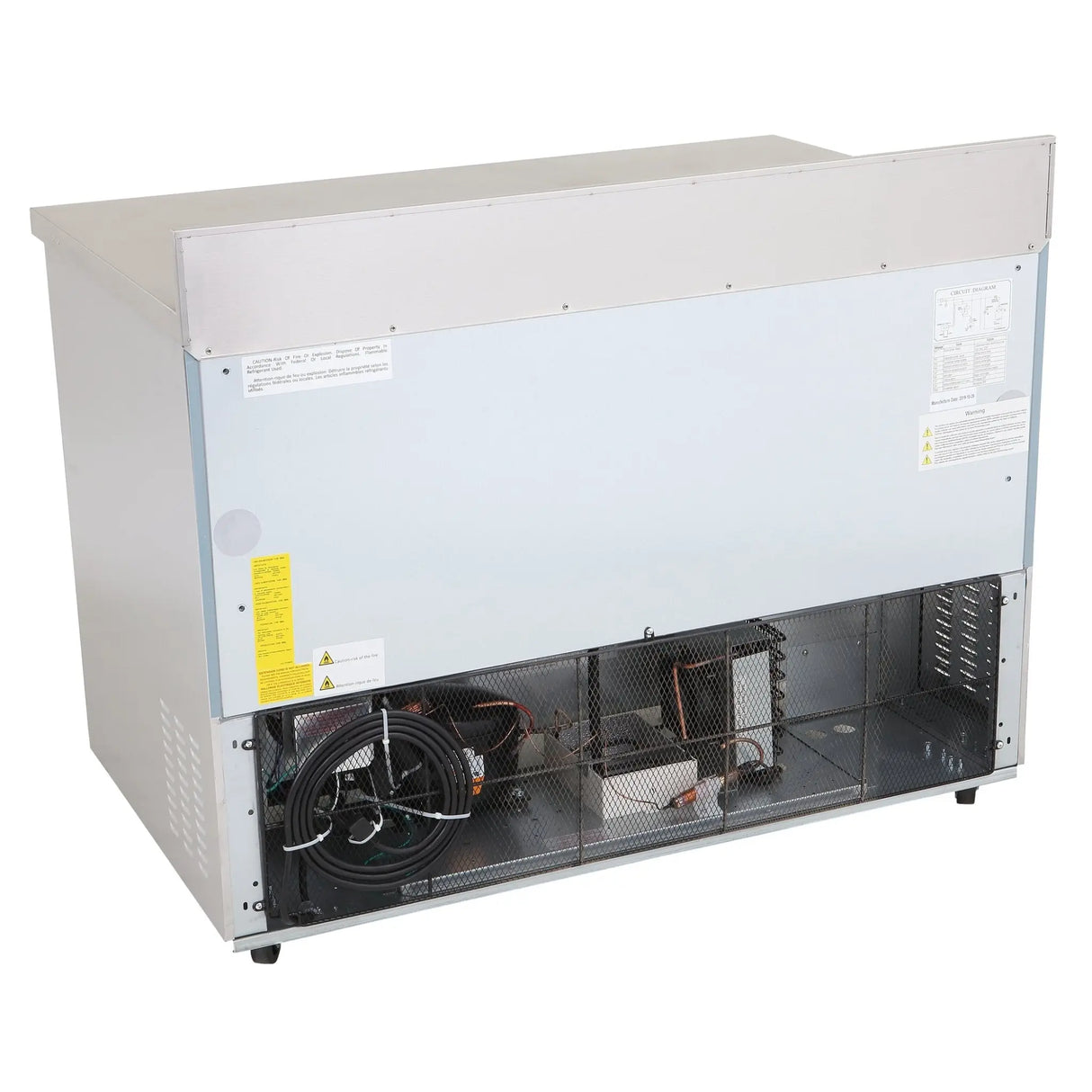 NexChef WR48 Commercial 48" Worktop Refrigerator, 2 Door Nexchef