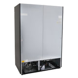 NexChef MR48 Commercial 54" Black  Merchandiser Refrigerator, Two Swing Glass Doors with LED lighting