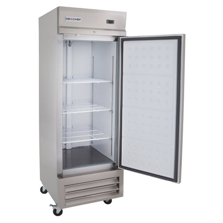 NexChef RBM1 Commercial 27" One Section Reach-In Refrigerator, 1 Solid Stainless Steel Door