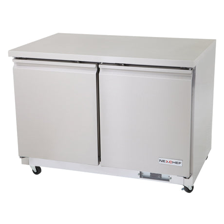 NexChef UR48 Refrigerador comercial bajo encimera de 48", 2 puertas