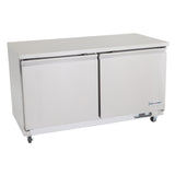 NexChef UR61 Commercial 61" Undercounter Refrigerator, 2 Door