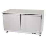 NexChef UR61 Commercial 61" Undercounter Refrigerator, 2 Door